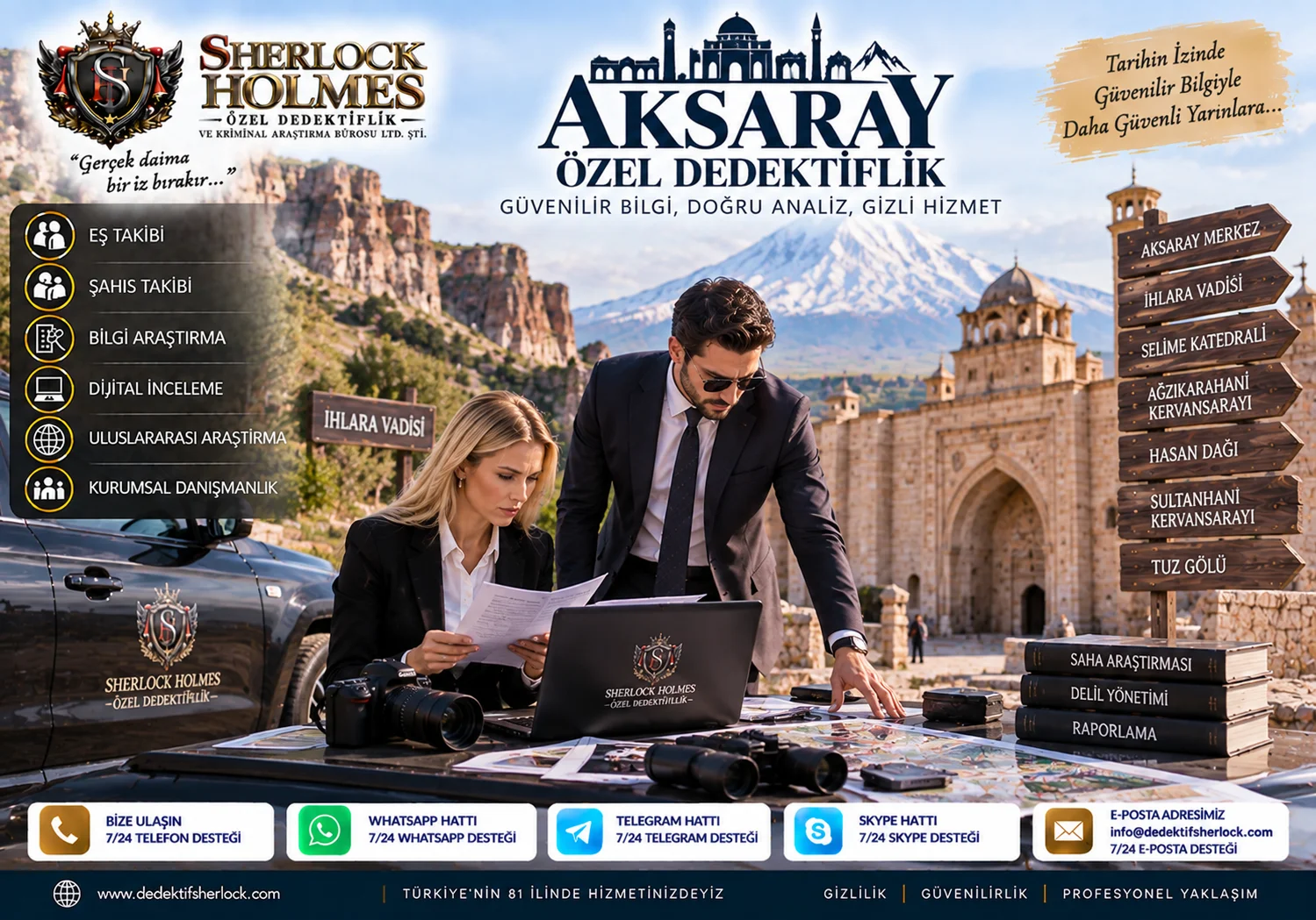 Aksaray Özel Dedektiflik Sözleşmesi