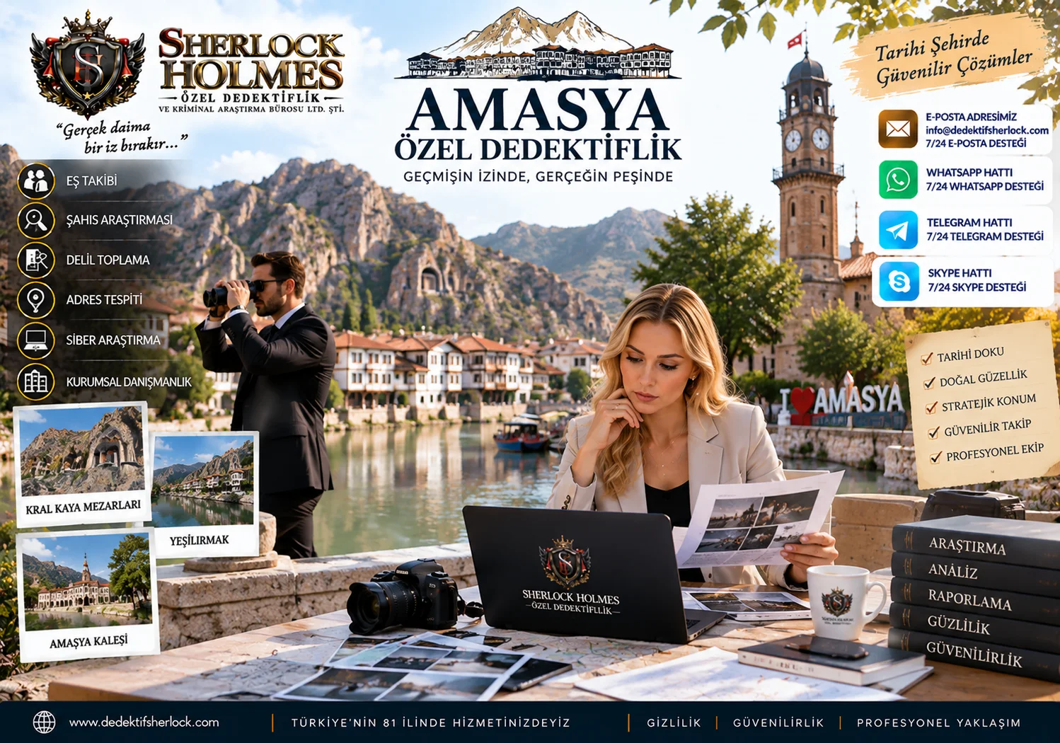 Amasya'da Özel Dedektiflik Hizmetleri