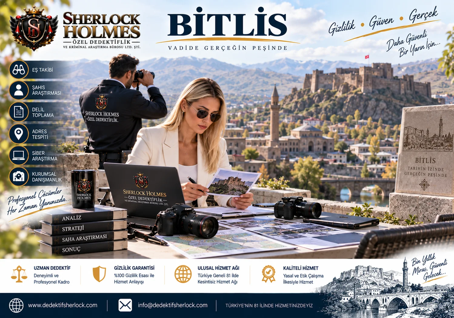 Bitlis'de Özel Dedektiflik Hizmetleri