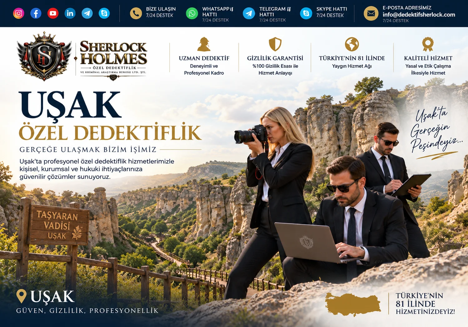 Uşak Özel Dedektiflik Sözleşmesi